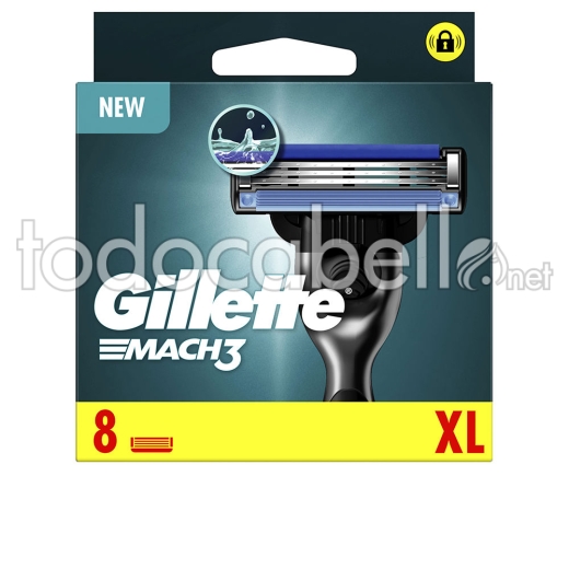 Gillette Mach 3 Cargador 8 Recambios