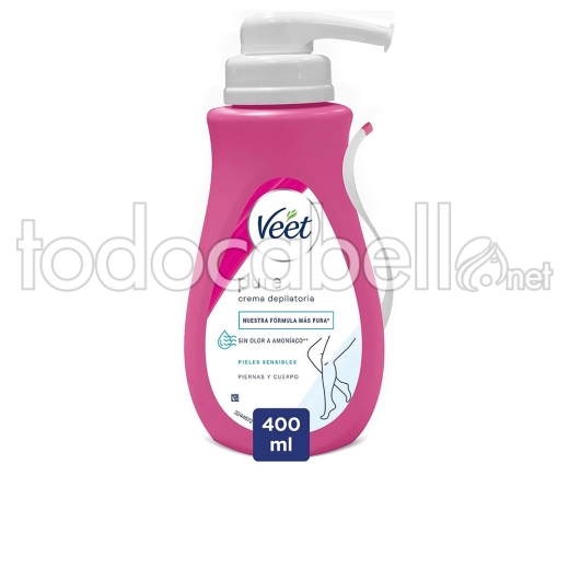 Veet Pure Ducha Crema Depilatoria Piel Sensible 400 Ml