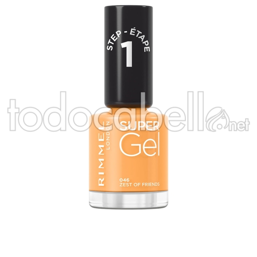 Rimmel London Super Gel Esmalte De Uñas #046-zest Of Friends 12 Ml