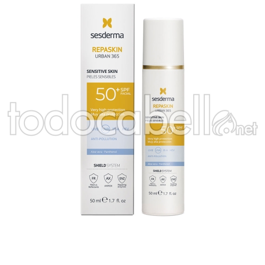 Sesderma Repaskin Urban 365 Fotoprotector Piel Sensible Spf50+ 50 Ml