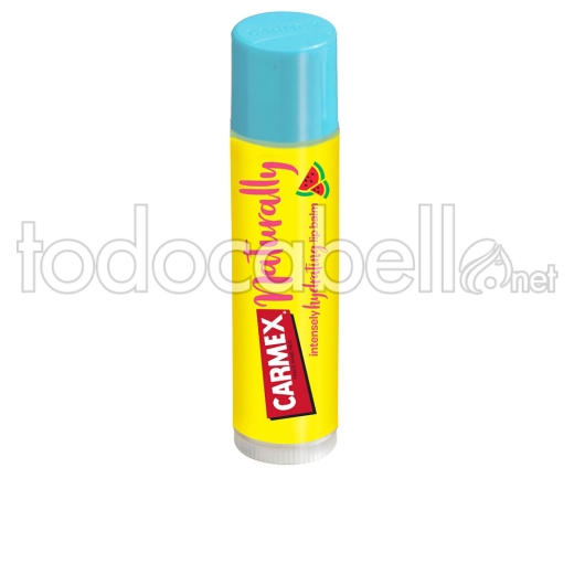 Carmex Naturally Bálsamo Labial Hidratante Stick #sandía 1 U