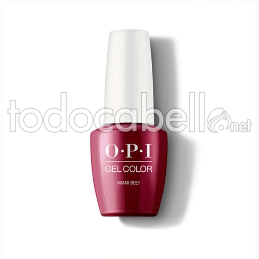 Opi Gel Color Miami Beet / Rojo Vino 15 Ml (gc B78a)