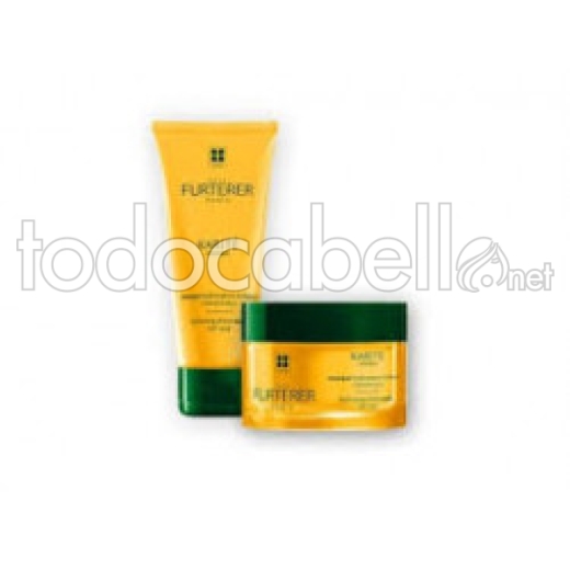 Rene Furterer Karité Hydra  PACK 2Pz  Champú Hidratación brillo 150 ml + Mascarilla Hidratación brillo 200ml