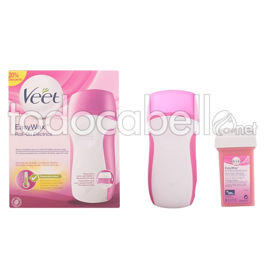 Veet Easy Wax Roll-on Eléctrico Kit