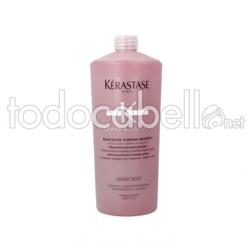 Kerastase Chroma Absolu Bain Riche Chroma Respect Champú Nutritivo Protector 1000 Ml