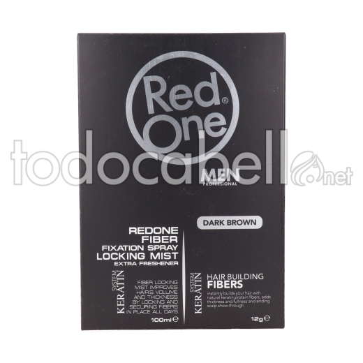 Red One Hair Fiber Topic Set Brown 100 Ml