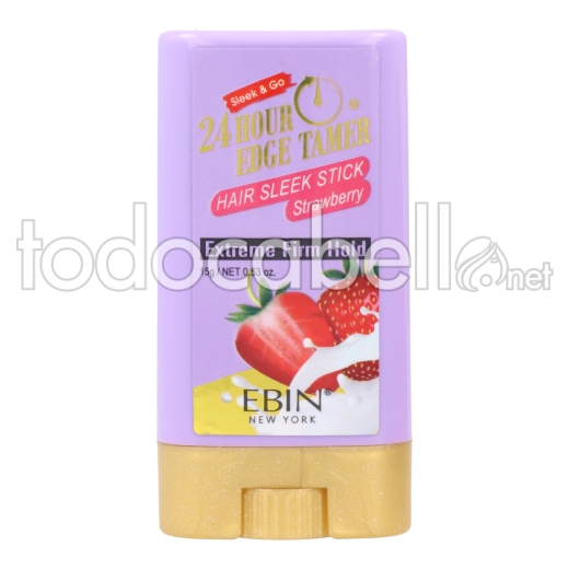 Ebin New York 24hr Edge Sleek Strawberry Cera 15 Gr