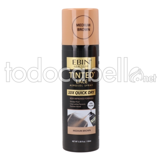 Ebin New York Quick Tinted Lace Spray Medium Brown 100 Ml