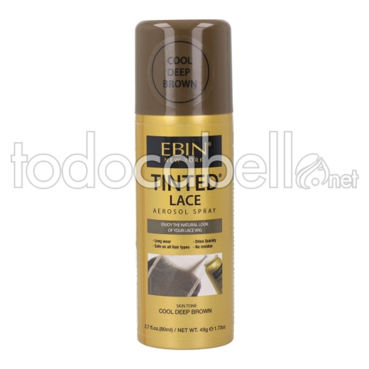 Ebin New York Tinted Lace Cool Deep Brown Spray 80 Ml