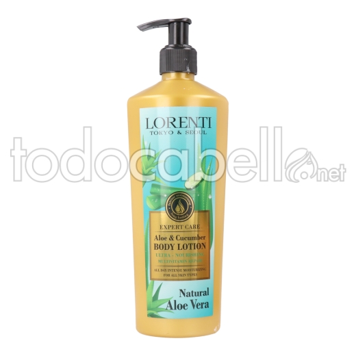 Lorenti Body Lotion 400 Ml 24 K Aloe Vera