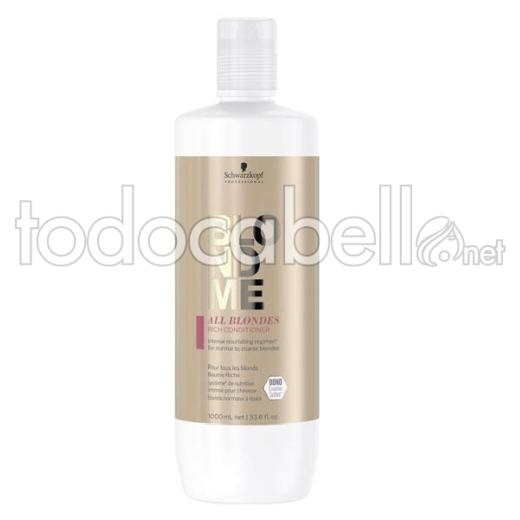 Schwarzkopf Blondme Keratin Restore All Blondes Rich Acondicionador1000ml