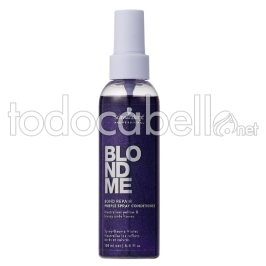 Schwarzkopf Blondme Bond Repair Spray Acondicionador Morada 150ml