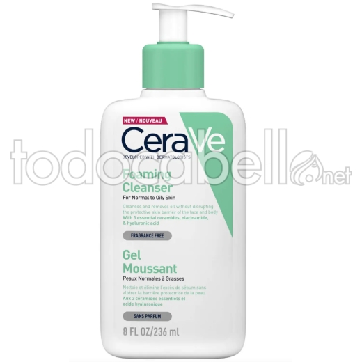 Cerave Foaming Cleanser For Normal To Oily Skin 236ml