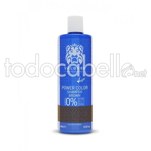 Valquer Power Color Shampoing de color Brown 400ml