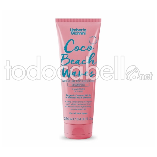 Umberto Giannini Beach Waves Champú 250ml