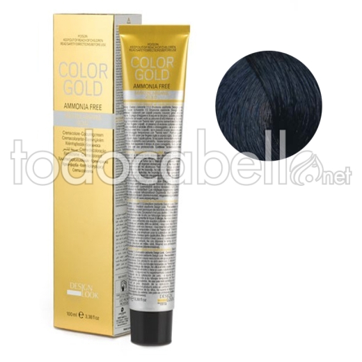 Design Look Color Gold 1.0 Negro Azul 100ml