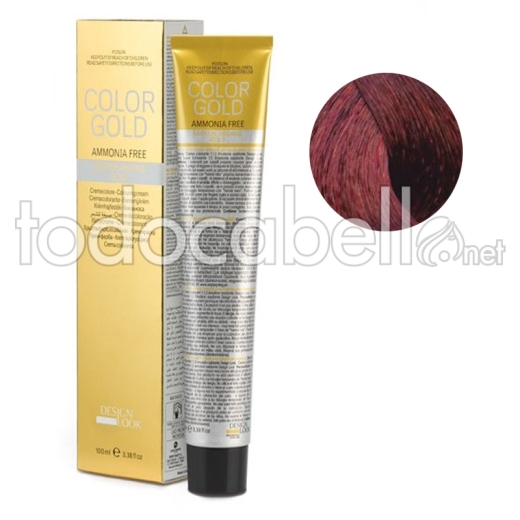 Design Look Color Gold 5.66 Castaño Claro Rojo Intenso 100ml