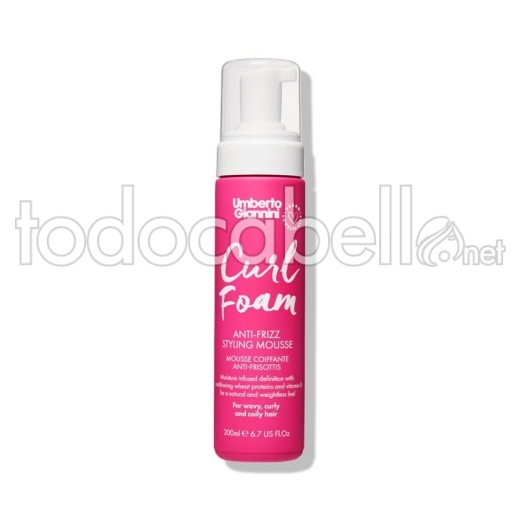 Umberto Giannini Curl Foam Espuma Natural Sin Gas 200ml