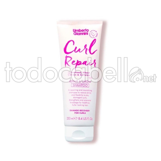 Umberto Giannini Repair Curl Champú 250ml