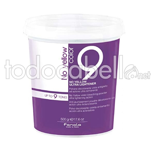 Fanola No Yellow Polvo Decolorante Violeta 9 Tonos 500g