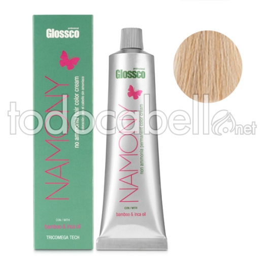 Glossco NAMONY Teinte sans ammoniaque n ° 10.1 Blond Extra Clair Cendré 100ml