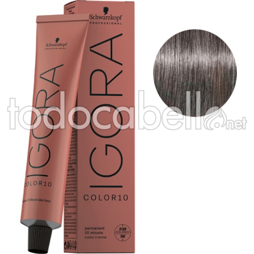 Schwarzkopf Tinte Igora Color10 Rubio Medio Ceniza Humo