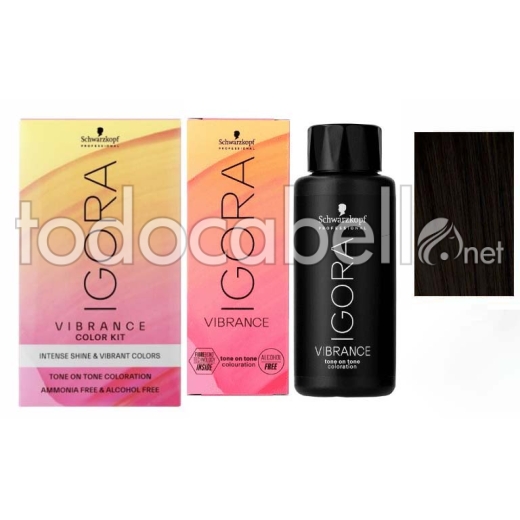 Schwarzkopf Demi-Permanent Dye Igora Vibrance 1-0  noir 60ml