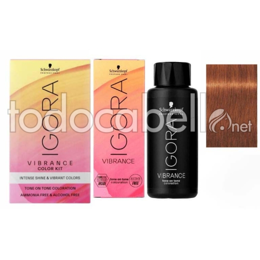 Schwarzkopf Demi-Permanent Dye Igora Vibrance 7-77 Blond cuivré moyen intense 60ml