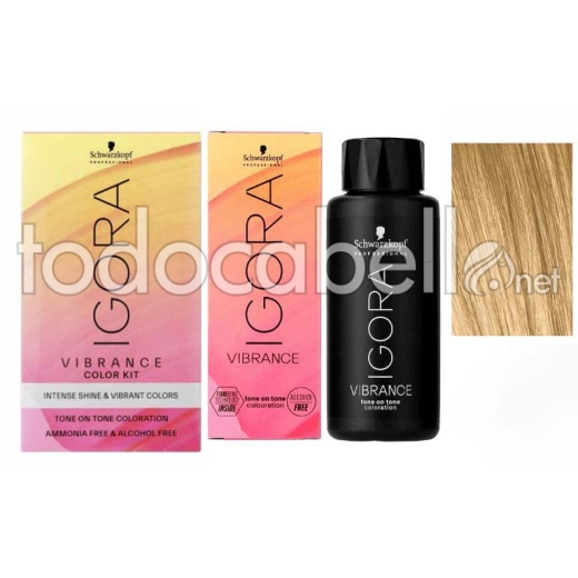 Schwarzkopf Demi-Permanent Dye Igora Vibrance 9´5-5 Toner d'or 60ml