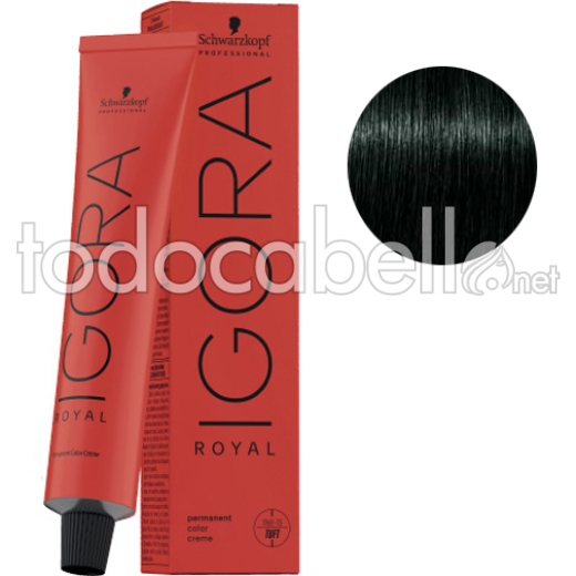 Schwarzkopf Tint Igora Royal 3-22 Brun Foncé Fumée Intense + Oxygenated