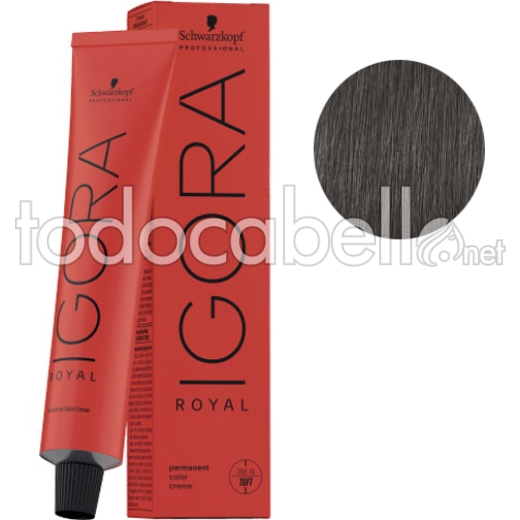 Schwarzkopf Tint Igora Royal 5-13 Frêne Mat Marron Clair + Oxygenated