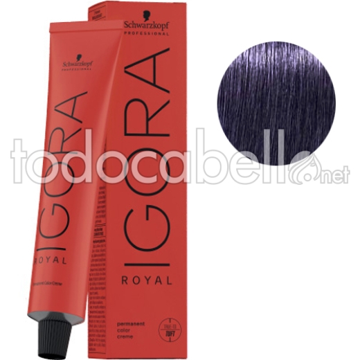 Schwarzkopf Tint Igora Royal 6-29 Blond Foncé Violet Fumé + Oxygenated