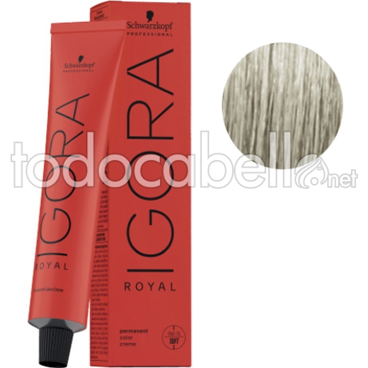 Schwarzkopf Tinte Igora Royal Cool 9-11 Rubio Muy Claro Ceniza Intenso 60g + Oxigenada en promoción