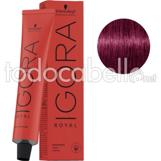 Schwarzkopf Tinte Igora Royal Rubio Muy Claro Violeta Rojo