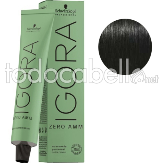 Schwarzkopf Igora ZERO AMM Colorant sans ammoniaque 3-0    60ml