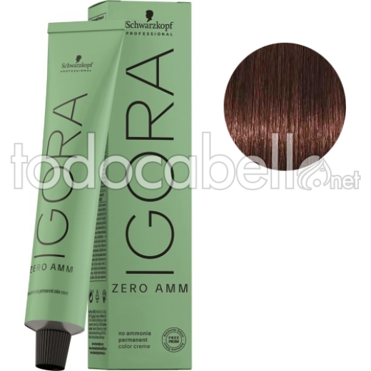 Schwarzkopf Igora ZERO AMM Colorant sans ammoniaque 4-68   60ml