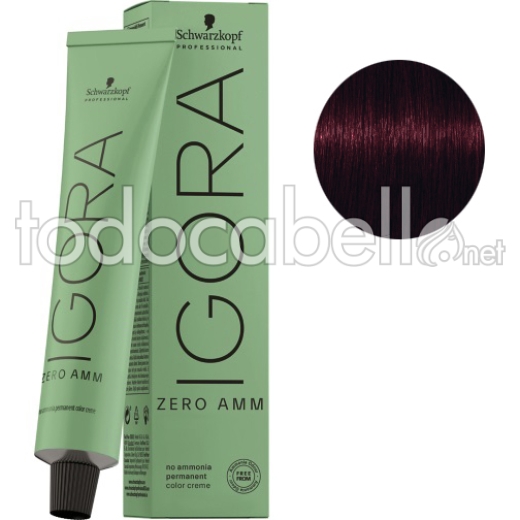 Schwarzkopf Igora ZERO AMM Colorant sans ammoniaque 4-99 60ml