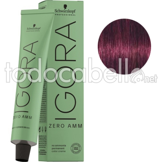 Schwarzkopf Igora ZERO AMM Colorant sans ammoniaque  6-99  60ml