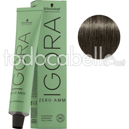 Schwarzkopf Igora ZERO AMM Colorant sans ammoniaque 7-1   60ml