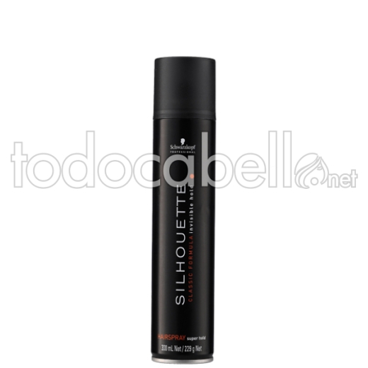 Schwarzkopf Silhouette Hairspray pure.  Extra Strong Tenir Hair Spray 300 ml.