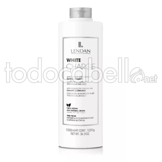 Lendan White Charge  Shampooing neutralisant cheveux blancs 1000ml