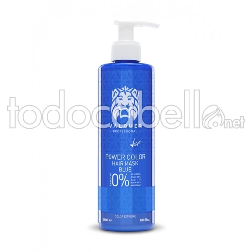 Valquer Power Color Mascarillas de color Azul 275ml