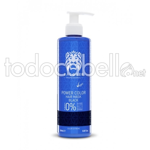 Valquer Power Color Mascarillas de color Negro 275ml