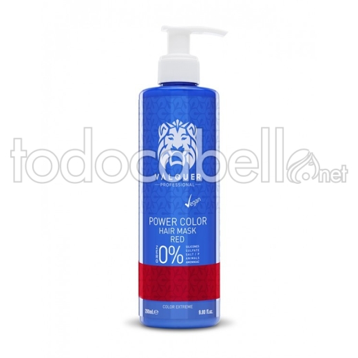 Valquer Power Color Mascarillas de color Rojo 275ml