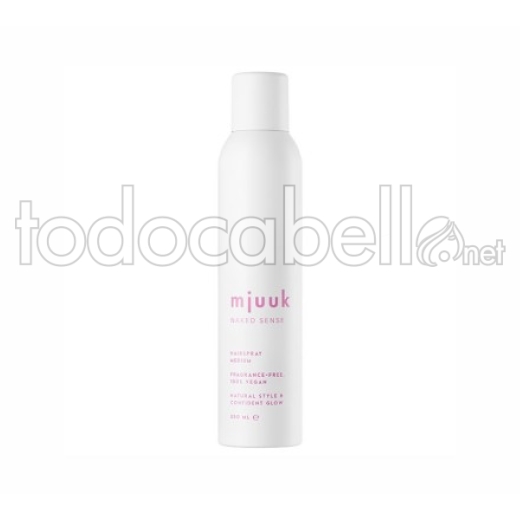 Mjuuk Naked Sense Hairspray Medium sin Fragancia 250ml