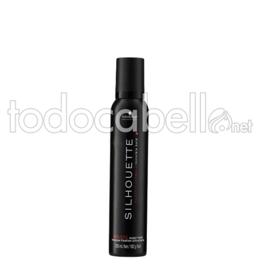 Schwarzkopf Silhouette Mousse pure.  Mousse extra forte attente 200ml.