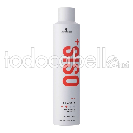 Schwarzkopf NEW Osis + élastique Laca de fijción 300ml flexible.