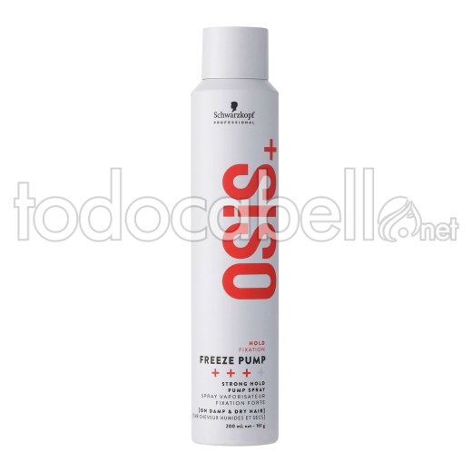 Schwarzkopf NEW Osis + Gel pompe Laque sans fixation forte, 200ml