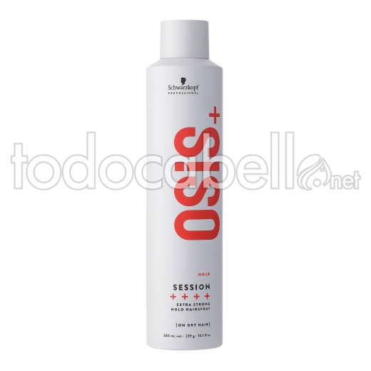 Schwarzkopf NEW Osis + Session Laca 300ml tenue extra forte.