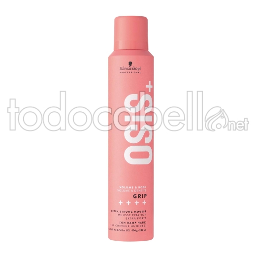 Schwarzkopf NEW Osis + mousse extrémité de fixation de la poignée 200ml.